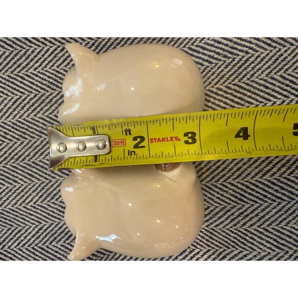 Vintage Handpainted Ceramic Pig Salt & Pepper Shakers MOC Japan Cute Collectible - Picture 9 of 11